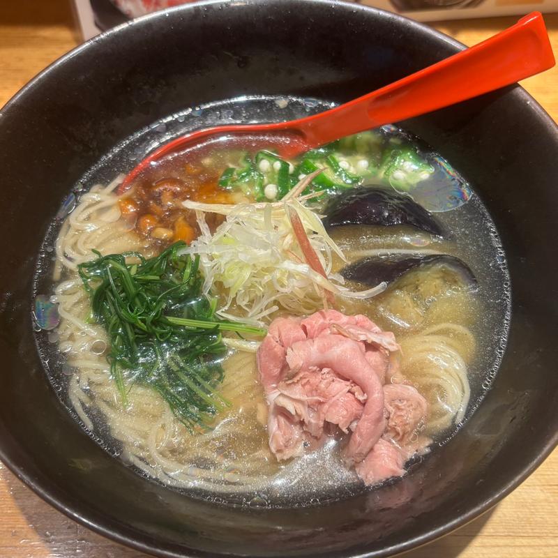 焼きあごだしの冷しそば(焼きあご塩らー麺 たかはし )