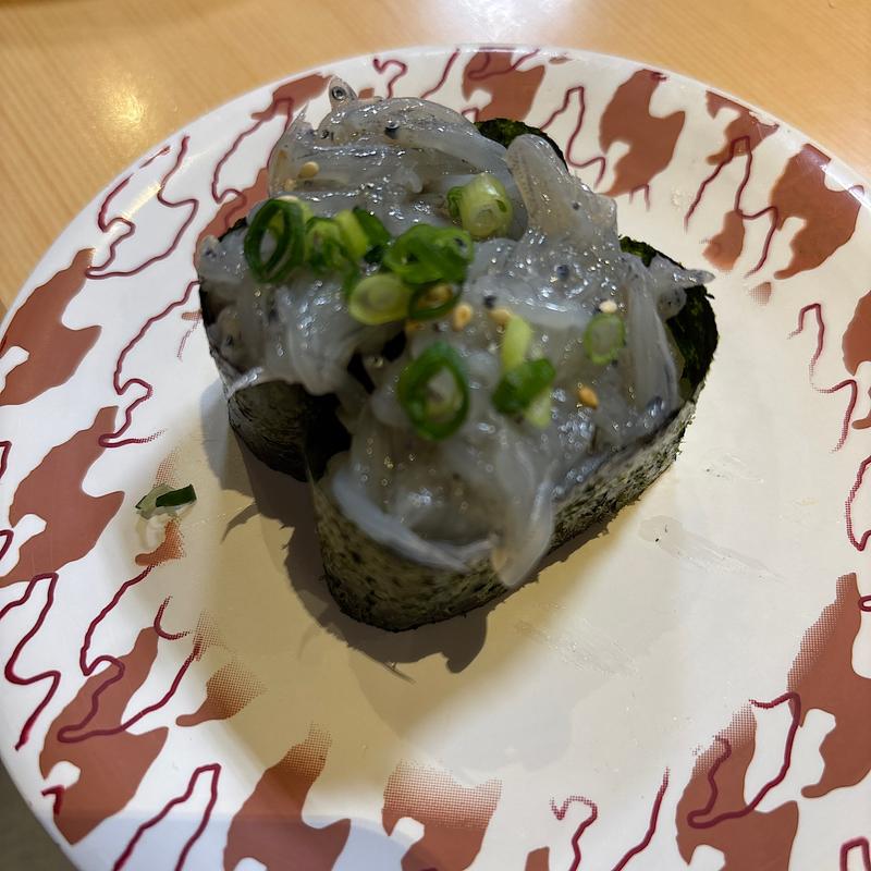 しらす軍艦(佐渡 廻転寿司 弁慶 新潟ピア万代店)