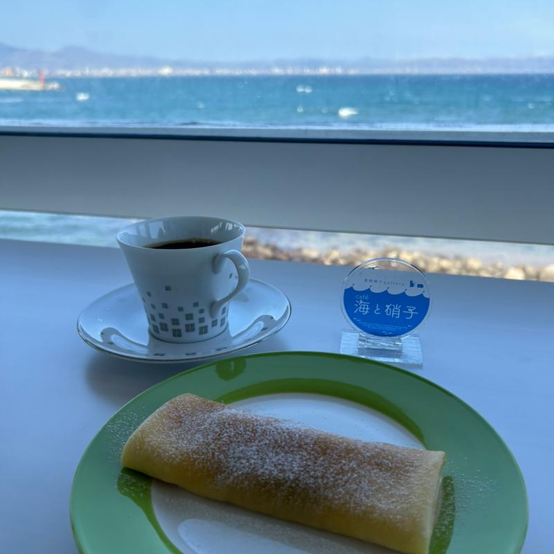 塩あんバタークレープ(cafe 海と硝子)