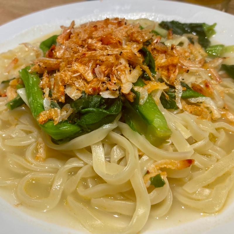 桜エビと菜の花のスープパスタ(Italian Kitchen VANSAN 伏見新堀川店)