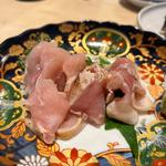 黒さつま鶏の刺し