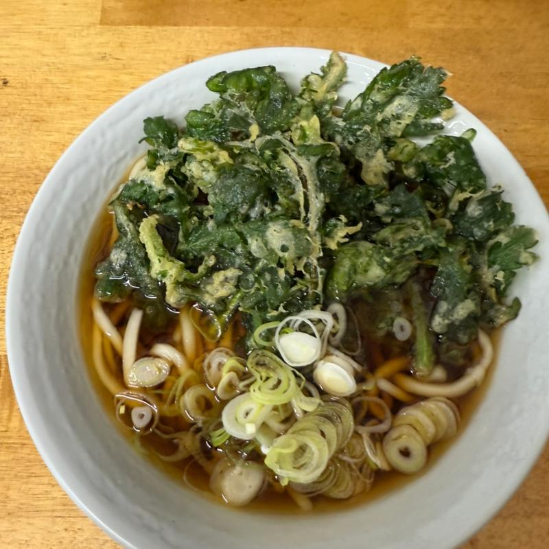 春菊天うどん(戸隠 （トガクシ）)