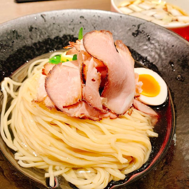 燻製薫る昆布水つけそば(鶏そば縁道 煮干別邸（CoCoLo新潟内）)