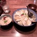 はまぐりラーメンミニホタテご飯