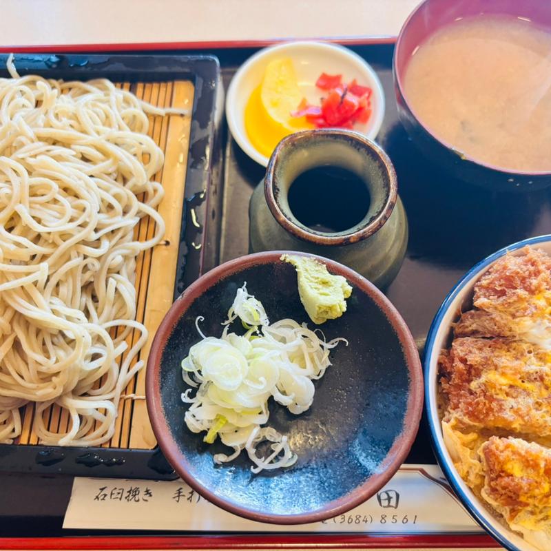 かつ丼セット(石臼挽きそば 美津田)