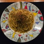 高菜とちりめん山椒ペペロンチーノ(人家(じんや))
