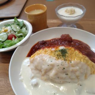 2色オムライス＋Bセット(オムパス)