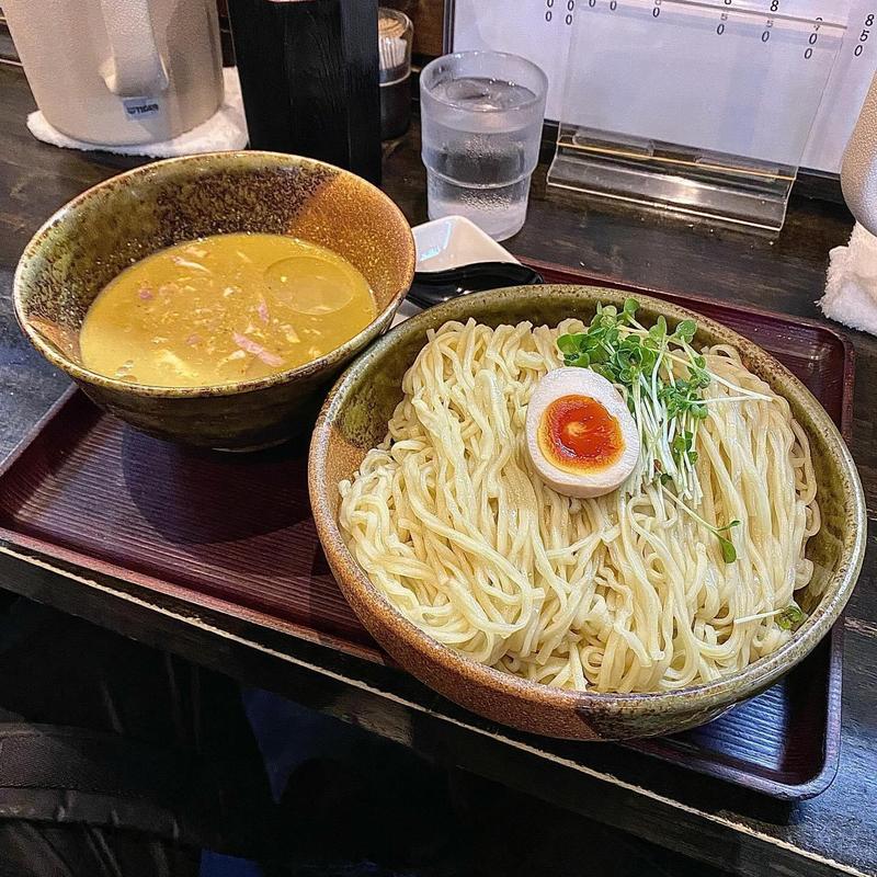 夏冷(カレー)つけ麺 (大)麺400g(麺屋 彩々)