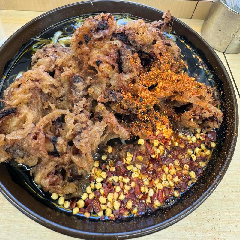 そば 小 ジャンボゲソ天(そばのスエヒロ 八丁堀店)