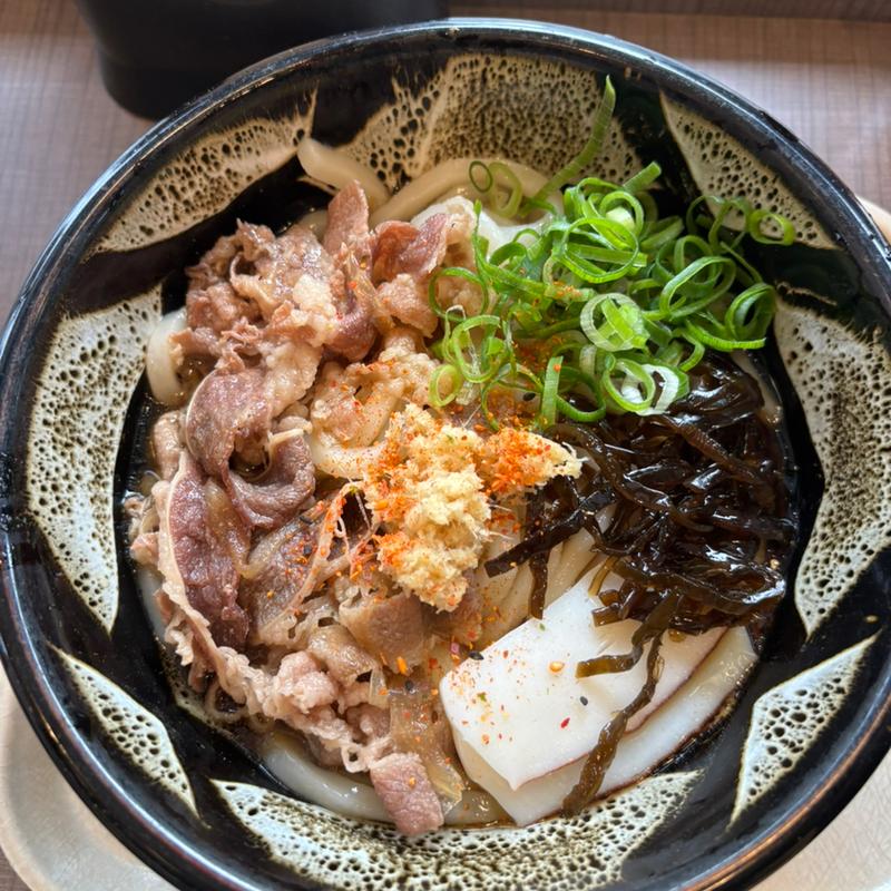 肉ぶっかけ(ぶっかけふるいち JR岡山駅新幹線上りホーム店)