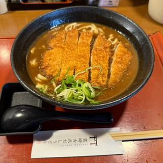 とびうめ豚のトンカツカレーうどん(手延べうどん きねや)