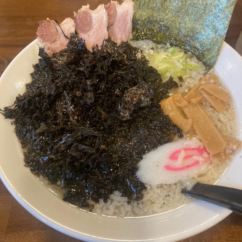 海苔ラーメン塩(青竹手打ち拉麺あさみ)