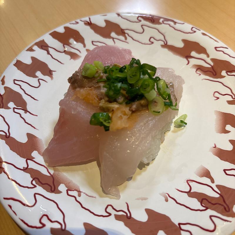 カワハギの肝乗せ(弁慶 ピア万代店)