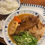 炙りスペアリブ豚汁定食