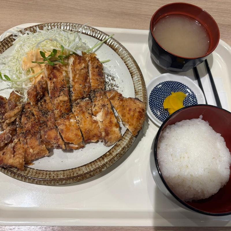 山賊焼き定食(信州ぐるめ農場 )