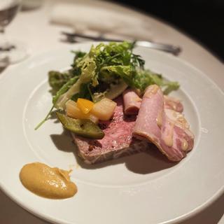 田舎風パテと自家製ロースハム(Le Nougat)