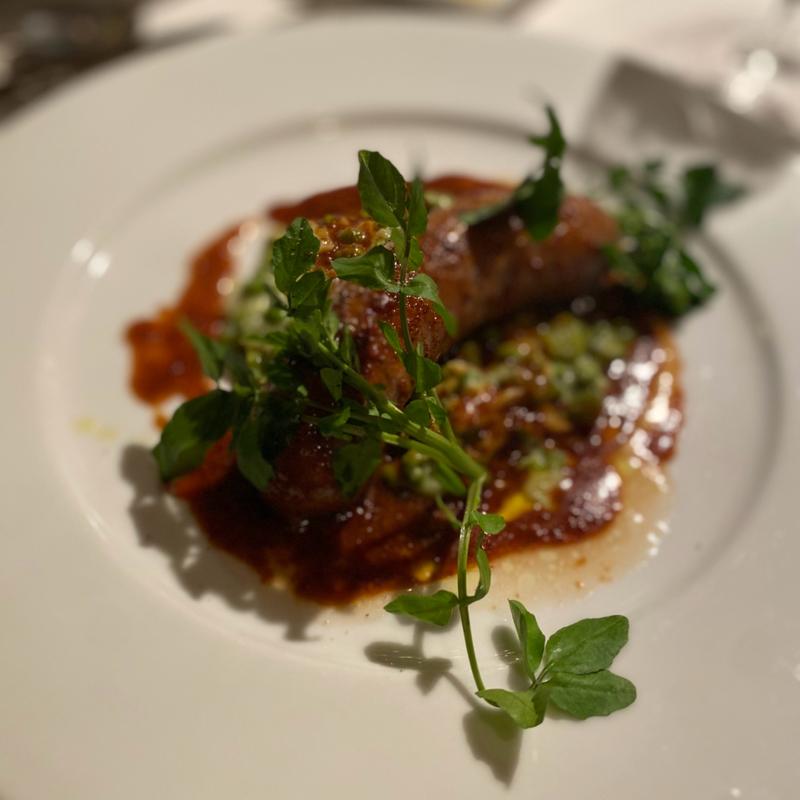 初カツオのマリネホタルイカのタプナード(Le Nougat)