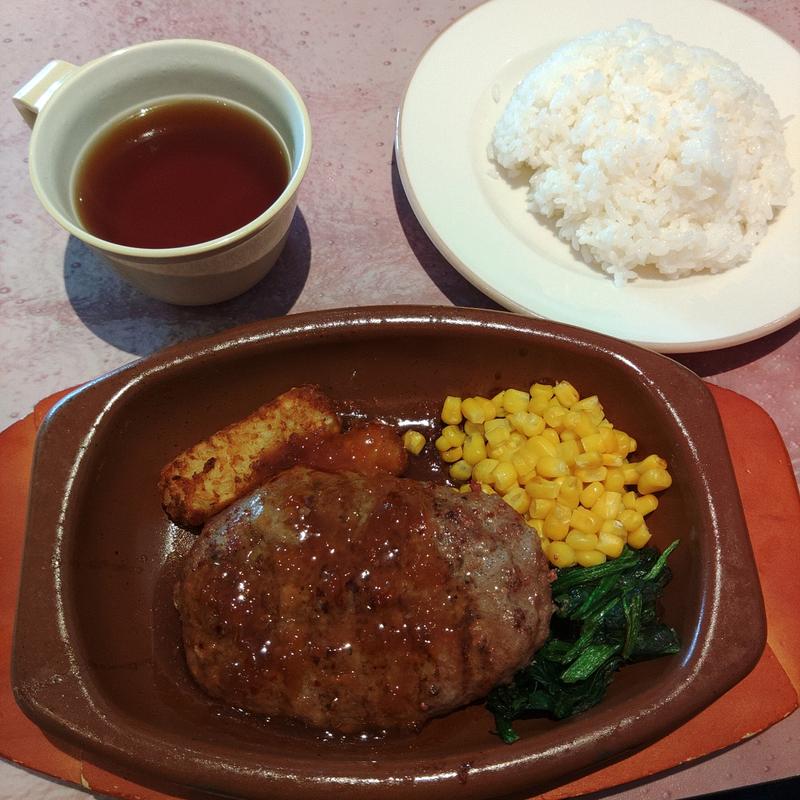 牛100%ハンバーグ　オニオンソース(サイゼリヤ 水沢あてるい店)