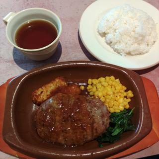 牛100%ハンバーグ　オニオンソース