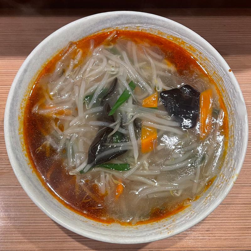 辛入もやしソバ(中華ラーメン うえだ)