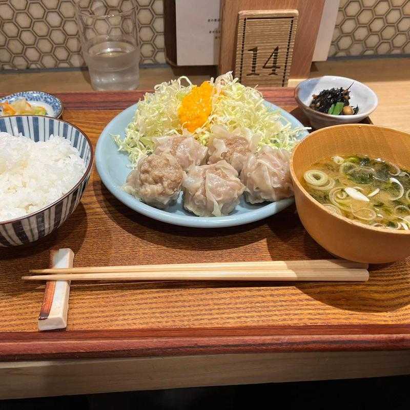 焼売定食(dancyu食堂)