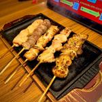 鉄板やきとり 5種盛