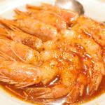 赤エビのヤンニョム和え(焼肉レストラン喜福世)