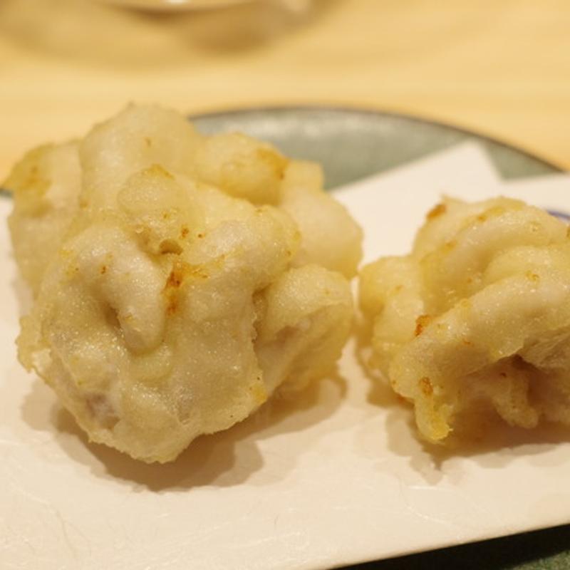 白子の天ぷら(鮨麻布)