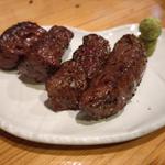 牛ハラミ炭火焼き(炭火やきとり 恵 （メグミ）)