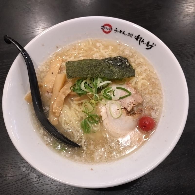 こってり塩ラーメン(らーめん食堂れんげ 河口湖店)
