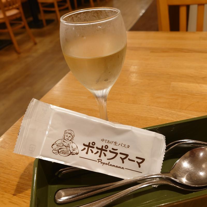 ハウスワイン 白 グラス(90ml)(ポポラマーマ 新八柱店)