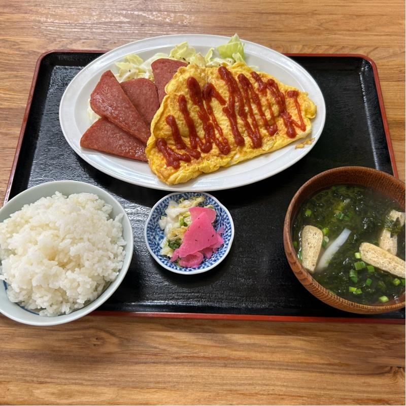 ポーク玉子定食(つた家 )
