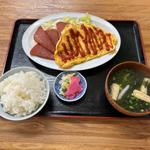 ポーク玉子定食(つた家 )