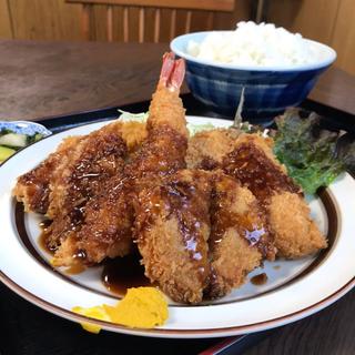 ミックスフライ定食