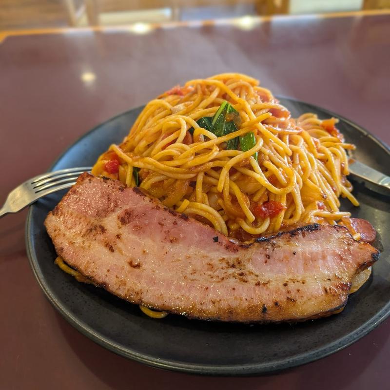 ナポリタン 特盛 厚切りベーコン(スパゲッティ PiaPia)