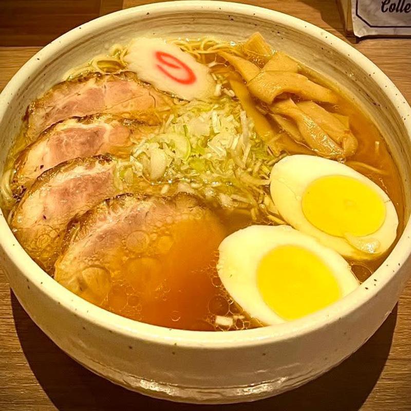 支那そば チャーシュー 玉子(一文無)