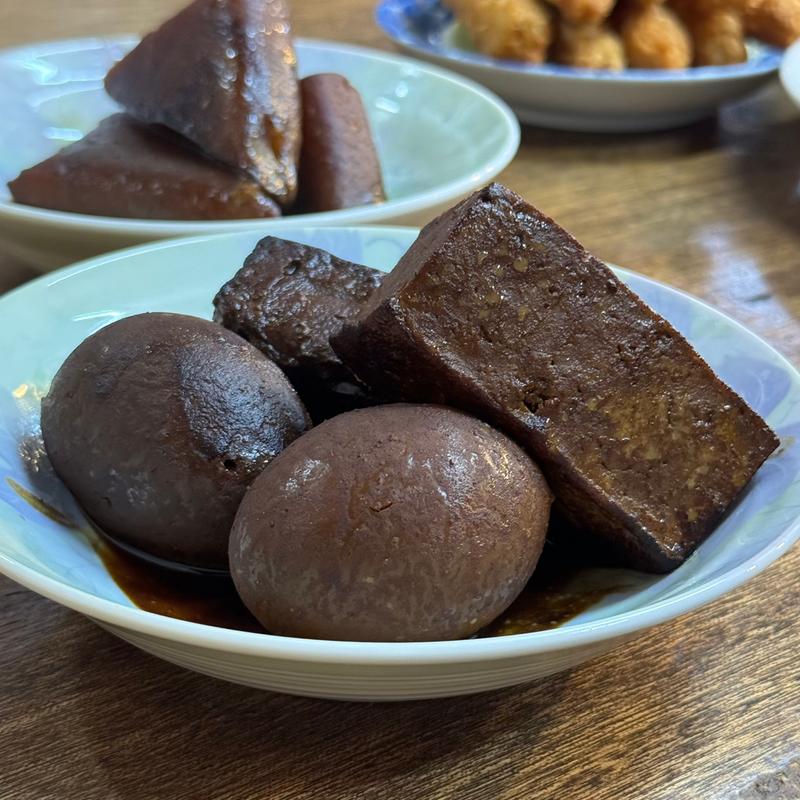 おでん(玉子、焼き豆腐)(太閤)