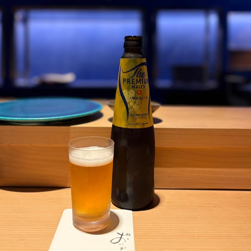 プレミアムモルツ(小瓶)(鮨 おにかい×2)