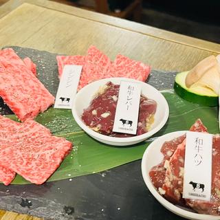 和牛五種盛り(ushihachi 武蔵小杉店)