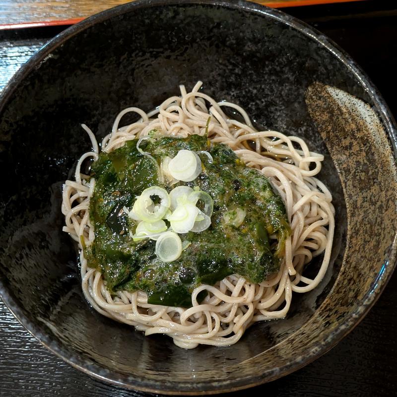 細打ち海の香りの健康かけとろ蕎麦(岩駒庵)