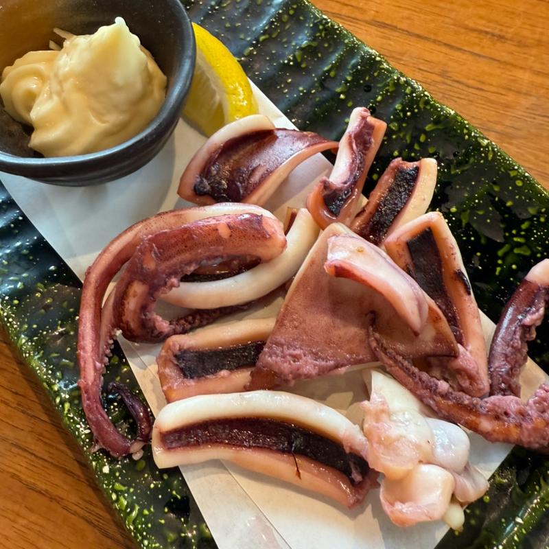 いかの一夜干しの漁師焼き(伊豆高原ビール 伊東マリンタウン店 （イズコウゲンビール）)