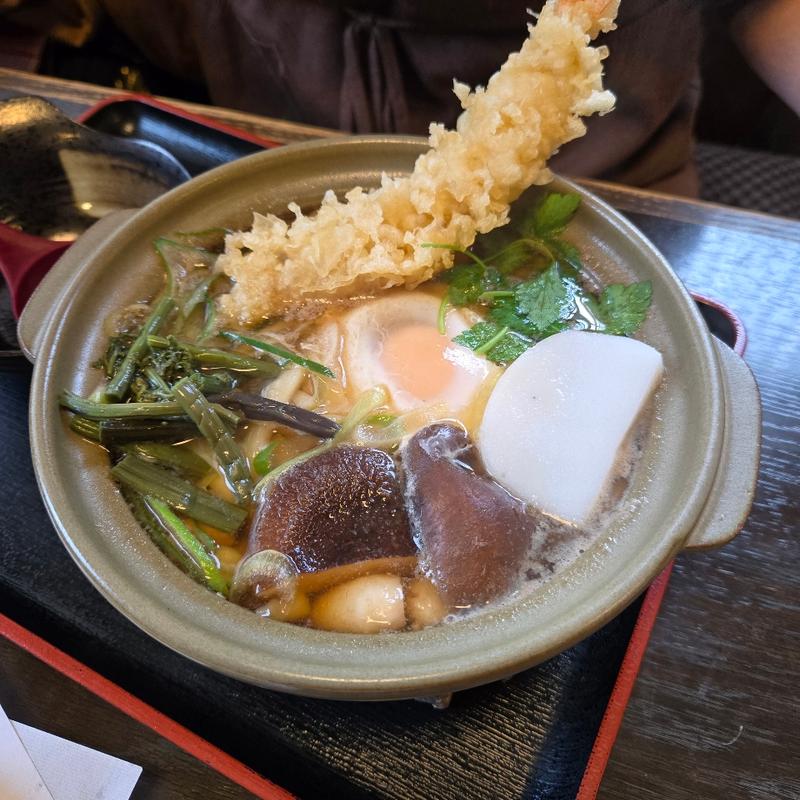 鍋焼うどん(峠の茶屋)