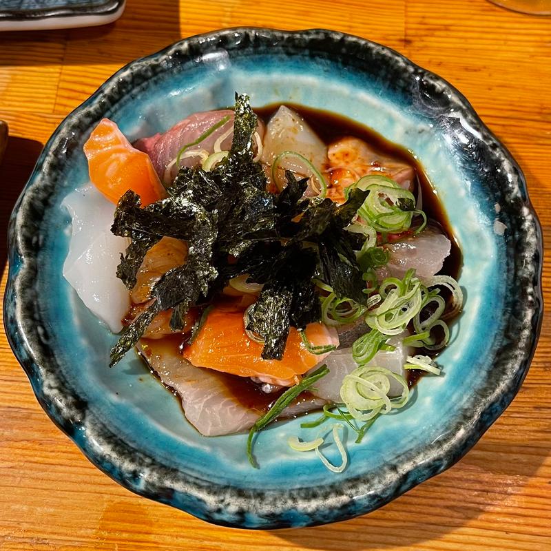 海鮮ユッケ(地魚屋台　とっつぁん 福島店 )