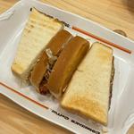 あみ焼きチキンホットサンド(コメダ珈琲店 JR福島駅前店)
