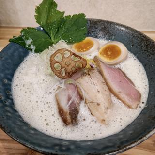 純鶏白湯そば(竹)(鶏そばと担々麺 一石二鶏)