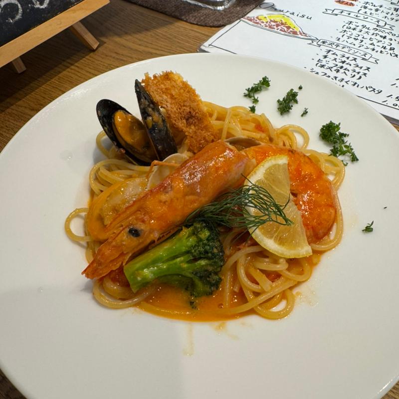 海の幸トマトクリームパスタ(Ristorante Ys)
