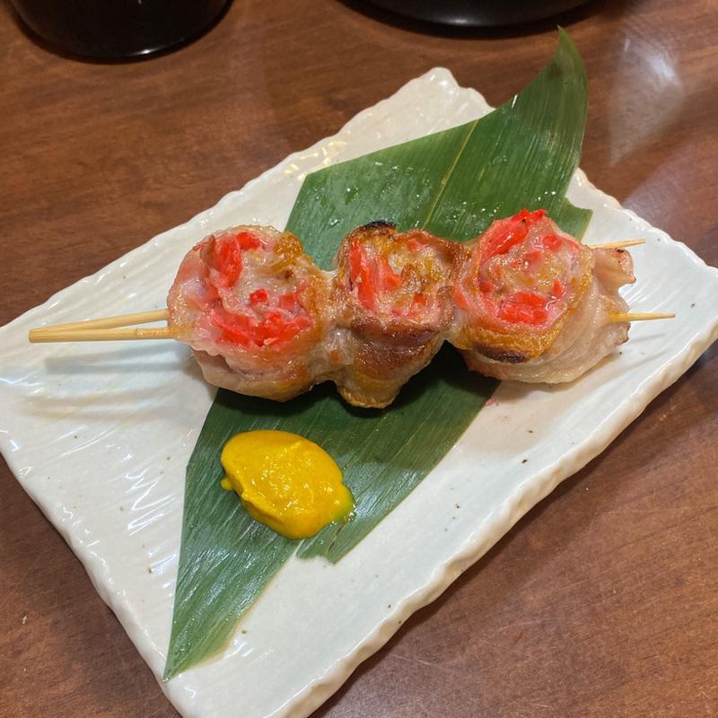 紅生姜肉巻き串焼き(味処●酒処 とらや)