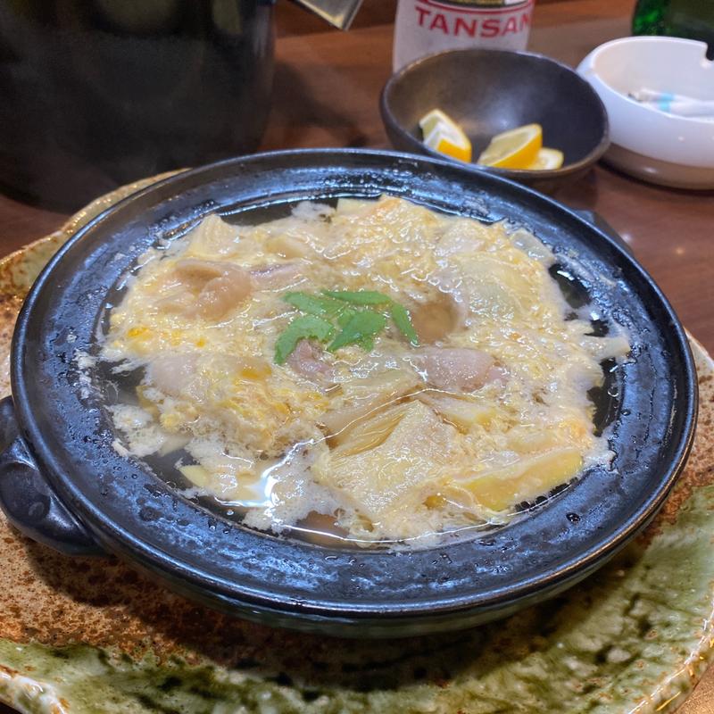 鶏と竹の子玉子とじ(味処●酒処 とらや)