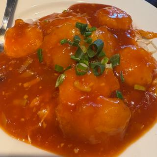 エビチリ(上海料理 四川料理 香香苑)