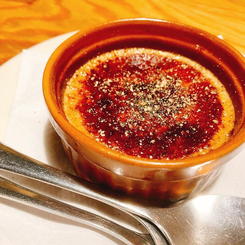 鶏レバーとフォアグラのムースキャラメリゼ(Bistro Ruelle)